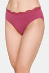 Candyskin Medium Rise Full Coverage Bikini Panty - Light Wine — thumbnail 3